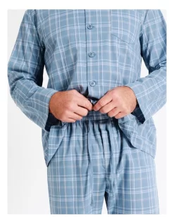 Long Sleeve Organic Cotton PJ Set In Check -Men Clothing Store 963390250 6 720x928