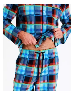Long Sleeve Flannelette PJ Set Fun Check In Assorted 11 Long Sleeve Flannelette PJ Set Fun Check In Assorted -Men Clothing Store 963390610 3 720x928
