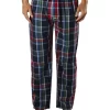 Deep Water Check Bamboo Sleep Pants In Navy -Men Clothing Store 964801990 1 720x928