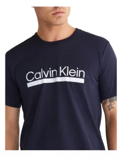 Calvin Klein Chill Sleep Tee In Navy -Men Clothing Store 964804960 3 720x928