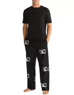 Calvin Klein 1996 Woven Cotton Sleep Pant In Black -Men Clothing Store 964805770 4 720x928