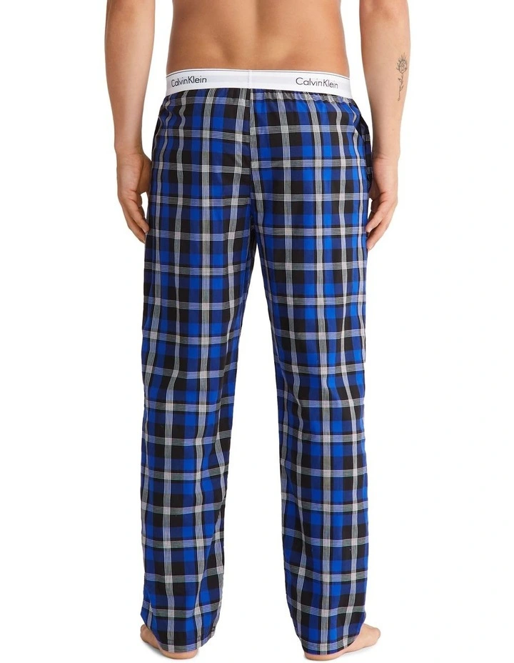 Calvin Klein Modern Cotton Woven Sleep Pant In Blue 4 Calvin Klein Modern Cotton Woven Sleep Pant In Blue - Image 2