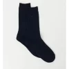 1 Pair Ribbed Boot Crew Length Socks In Navy -Men Clothing Store 966000790 1 720x928