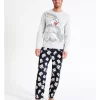 Family Bugs Long Sleeve PJ Set In Grey -Men Clothing Store 967030570 1 720x928