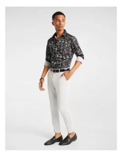 York Slim Cropped Chino In Grey -Men Clothing Store 967372840 4 720x928