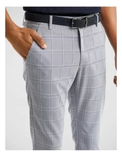 Tobi Check Slim Cropped Chino In Blue 9 Tobi Check Slim Cropped Chino In Blue -Men Clothing Store 967373110 3 720x928