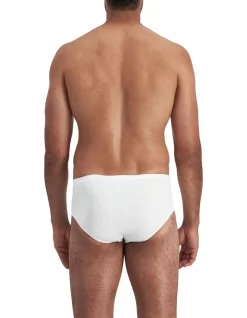 Jockey Comfort Rib Briefs 3-Pack In White 8 Jockey Comfort Rib Briefs 3-Pack In White -Men Clothing Store 968582890 3 720x928