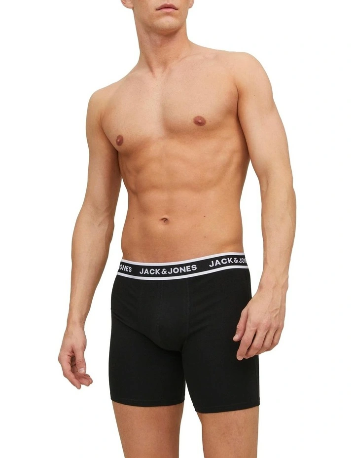 Jack & Jones 5 Pack Solid Trunks In Black 7 Jack & Jones 5 Pack Solid Trunks In Black - Image 5
