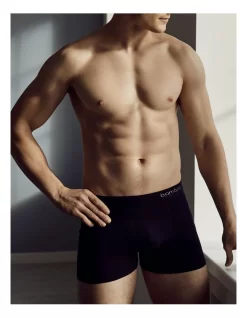 Anti Chafe Boxer Briefs 3 Pack In Black