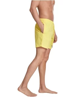 URBAN CLASSICS Block Swim Shorts In Neon Yellow -Men Clothing Store 974330020 3 720x928