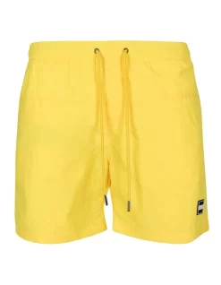 URBAN CLASSICS Block Swim Shorts In Neon Yellow -Men Clothing Store 974330020 5 720x928