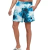 URBAN CLASSICS Pattern Swim Shorts In Blue -Men Clothing Store 974336050 1 720x928