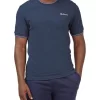 Ben Sherman Pique T-Shirt In Navy -Men Clothing Store 974341360 1 720x928