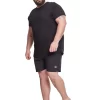 URBAN CLASSICS Block Swim Shorts In Black -Men Clothing Store 974426140 1 720x928