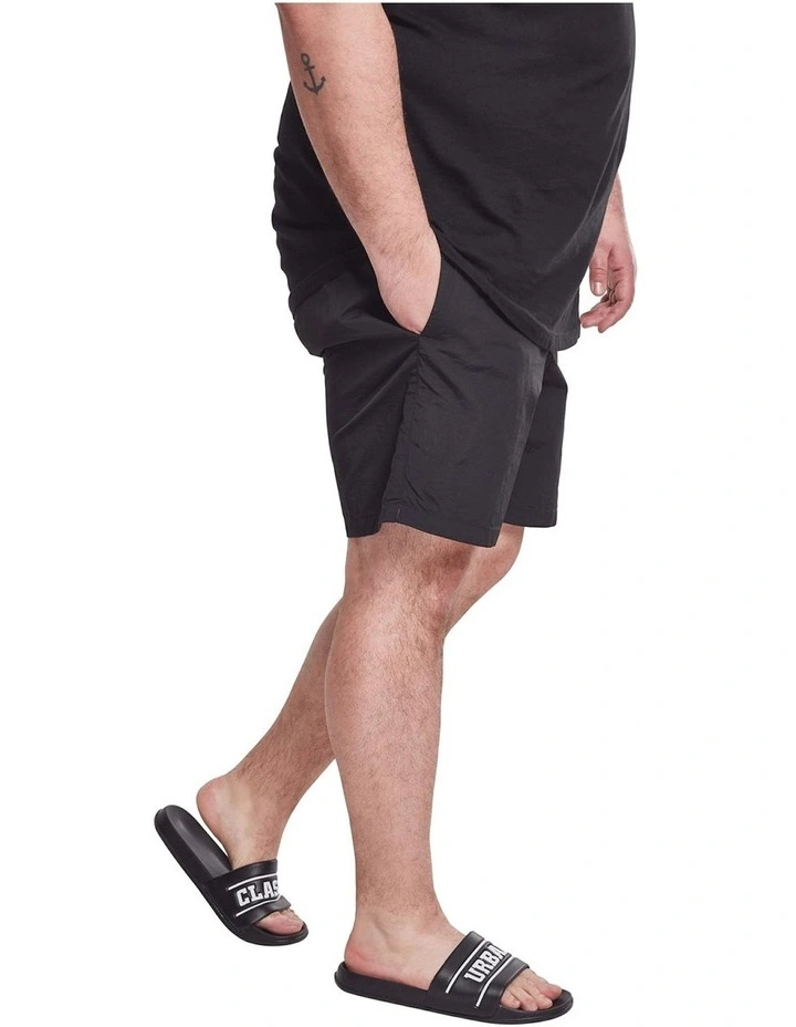 URBAN CLASSICS Block Swim Shorts In Black 5 URBAN CLASSICS Block Swim Shorts In Black - Image 3