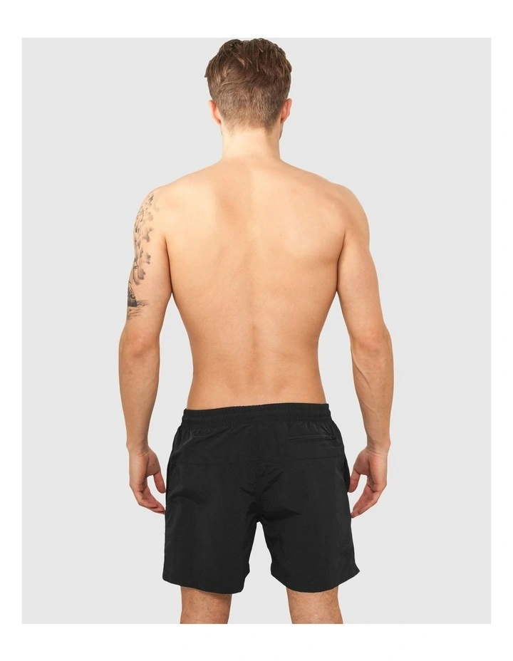 URBAN CLASSICS Block Swim Shorts In Black 9 URBAN CLASSICS Block Swim Shorts In Black - Image 7