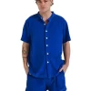 Organic Cotton Shirt In Blue -Men Clothing Store 974785240 1 720x928