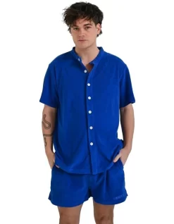 Organic Cotton Shirt In Blue