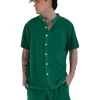 Organic Cotton Shorts In Green -Men Clothing Store 974785600 1 720x928