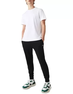 Lacoste Essentials Non Brushed Trackpant In Black