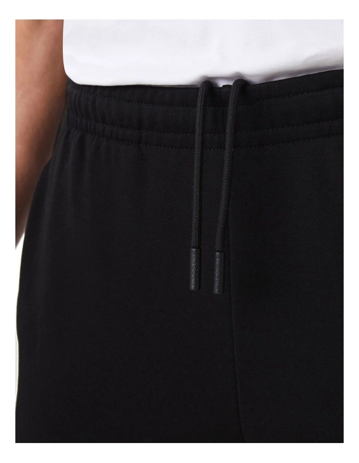 Lacoste Essentials Non Brushed Trackpant In Black 6 Lacoste Essentials Non Brushed Trackpant In Black - Image 4