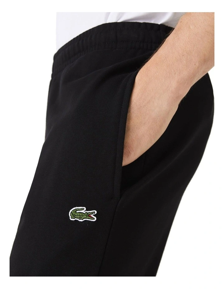 Lacoste Essentials Non Brushed Trackpant In Black 8 Lacoste Essentials Non Brushed Trackpant In Black - Image 6