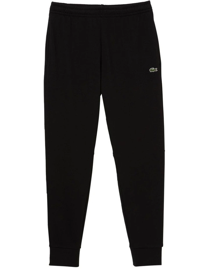 Lacoste Essentials Non Brushed Trackpant In Black 9 Lacoste Essentials Non Brushed Trackpant In Black - Image 7