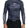 RVCA VA Sport Long Sleeve Rashguard In Black Camo -Men Clothing Store 977646520 1 720x928