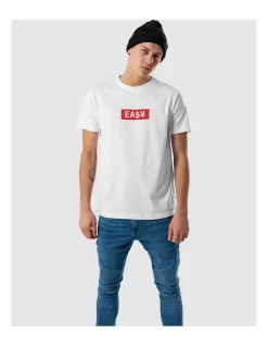 Mister Tee Easy Box Tee In White