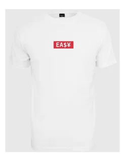 Mister Tee Easy Box Tee In White -Men Clothing Store 977700700 5 720x928