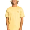Quiksilver Mix Session Short Sleeve Surf T-Shirt In Yellow -Men Clothing Store 977987440 1 720x928