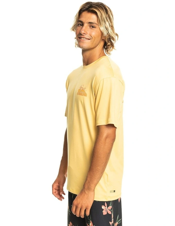 Quiksilver Mix Session Short Sleeve Surf T-Shirt In Yellow 5 Quiksilver Mix Session Short Sleeve Surf T-Shirt In Yellow - Image 3