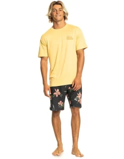 Quiksilver Mix Session Short Sleeve Surf T-Shirt In Yellow 9 Quiksilver Mix Session Short Sleeve Surf T-Shirt In Yellow -Men Clothing Store 977987440 4 720x928