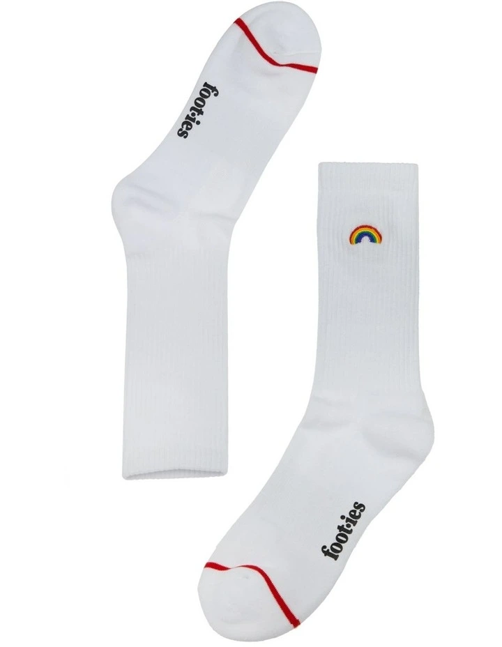 2 Pack Pride Sneaker Crew Socks In Multi 5 2 Pack Pride Sneaker Crew Socks In Multi - Image 3