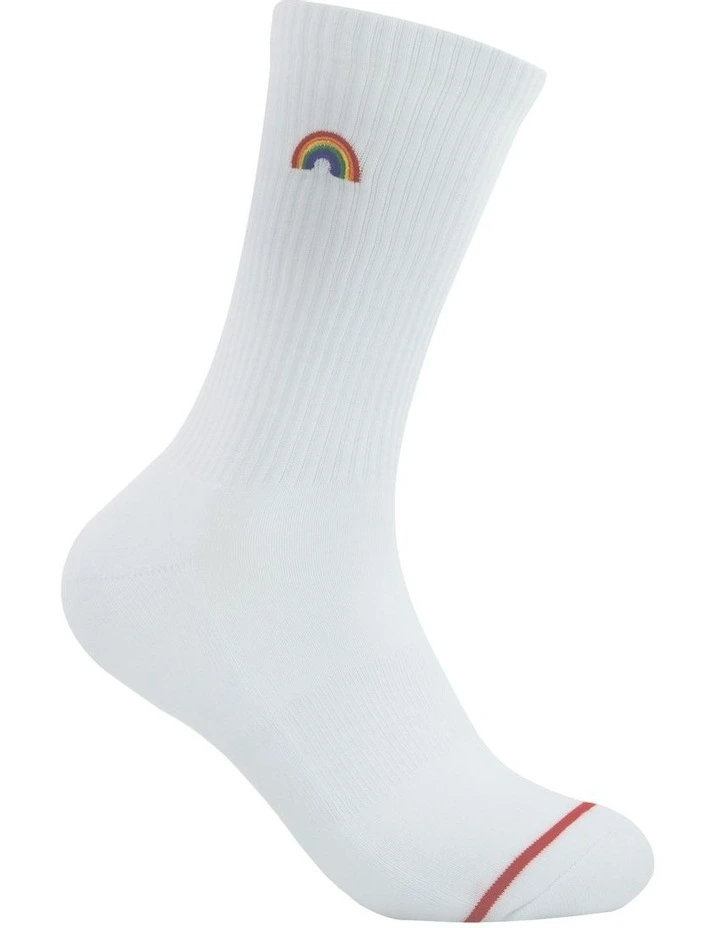 2 Pack Pride Sneaker Crew Socks In Multi 7 2 Pack Pride Sneaker Crew Socks In Multi - Image 5