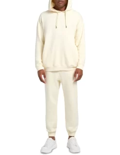 Slim Fit Trackpant In Cream