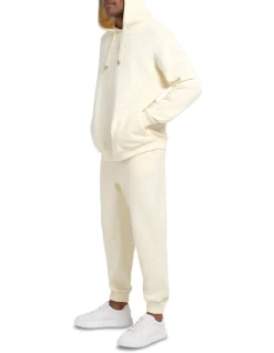 Slim Fit Trackpant In Cream -Men Clothing Store 980344900 3 720x928