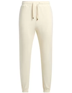 Slim Fit Trackpant In Cream -Men Clothing Store 980344900 5 720x928