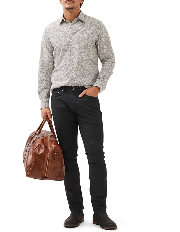 Kimbell Long Sleeve Sports Fit Shirt In Maple 4 Kimbell Long Sleeve Sports Fit Shirt In Maple - Image 2