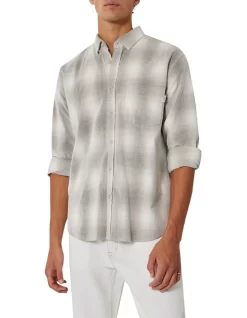 The Saybrook Long Sleeve Shirt In Grey