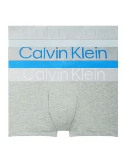 Calvin Klein Reconsidered Steel Cotton Trunks 3 Pack In Multi